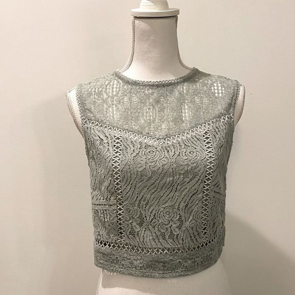 Xhilaration Tops - Xhilaration Mint Crop Top